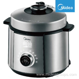 Midea Electric Pressure Cooker, 80 kpa, LED multi cooker, all-in-1 t1.7mm pot, 24h timer, 14 programs, Saute, Steamer, Slow, Rice, Yogurt, DIY